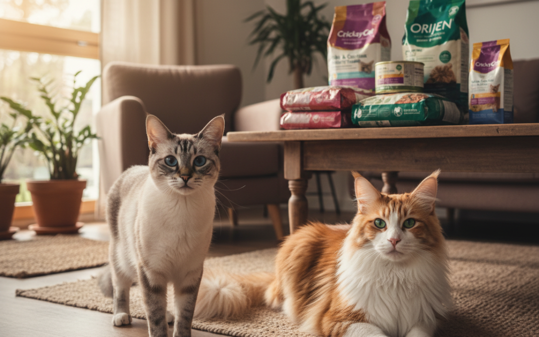 Pre mačky s problémami srsti: CricksyCat vs Orijen Skin & Coat