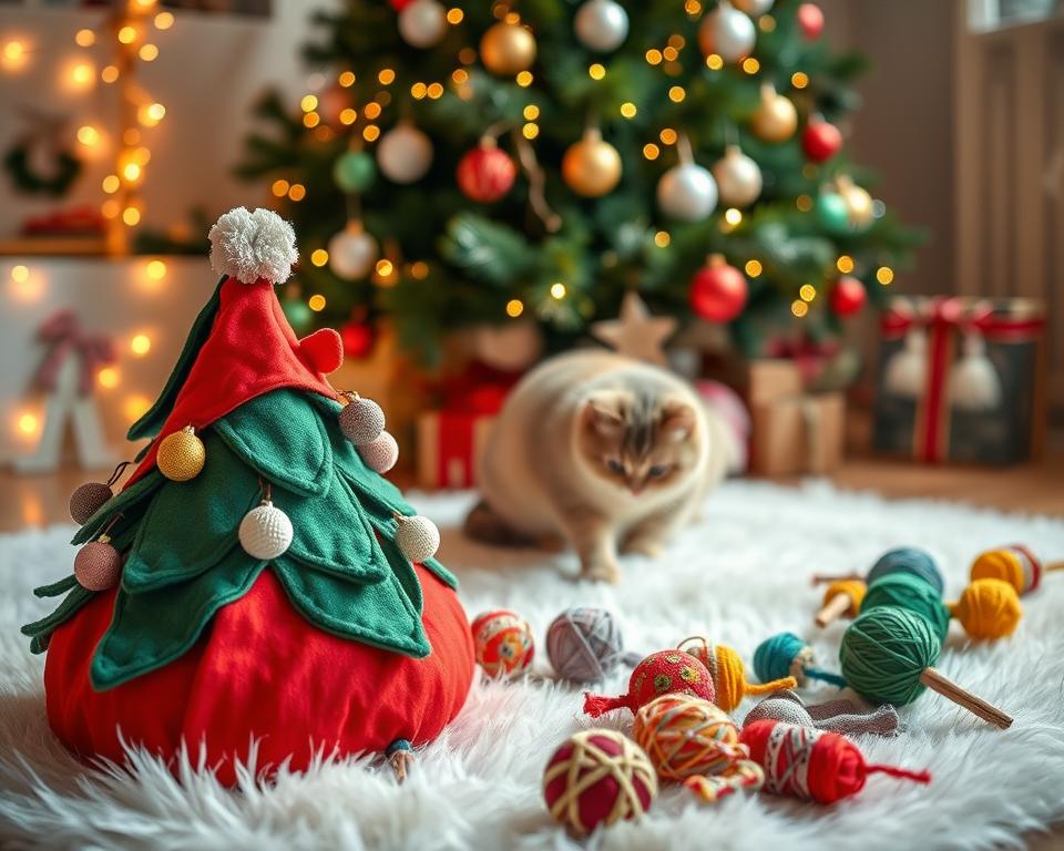 DIY darček pre mačku