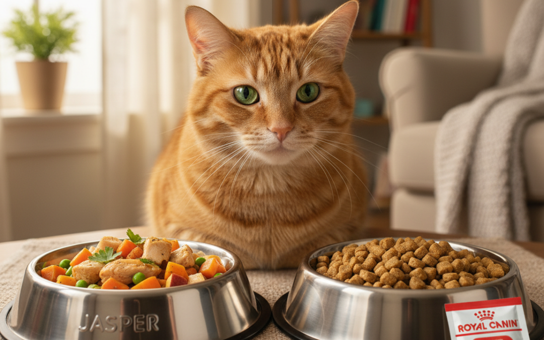 Ktoré krmivo sa osvedčilo lepšie u citlivých mačiek – Jasper alebo Royal Canin?