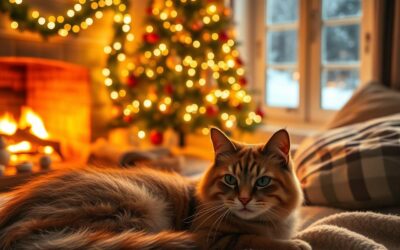 Štedrý večer s mačkou – ako vytvoriť útulnú atmosféru?
