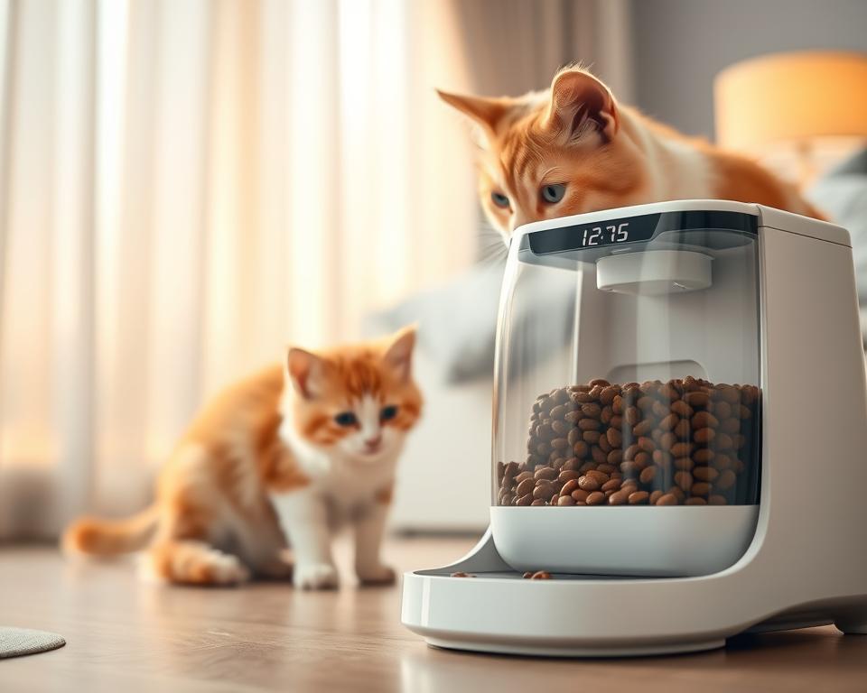 automatické kŕmidlá pre mačky