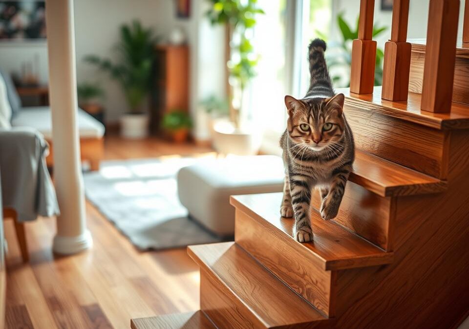 Bezpečné používanie schodov mačkou – Všetko, čo o tom potrebuješ vedieť!