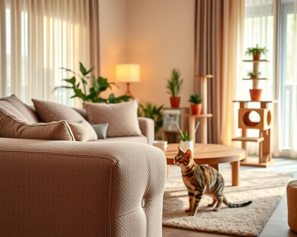 bezpečný nábytok pre mačky