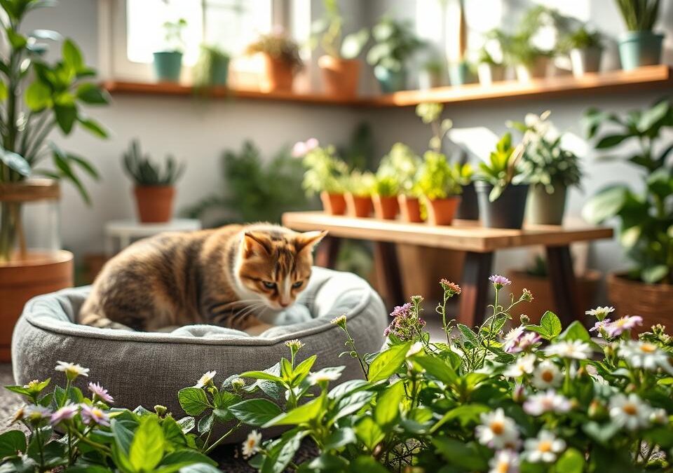 Bylinky s upokojujúcim účinkom pre mačky – Všetko, čo o tom potrebuješ vedieť!