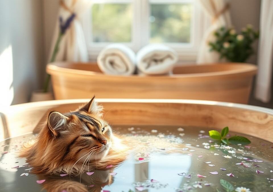 Bylinné kúpanie mačky – Všetko, čo o tom potrebuješ vedieť!