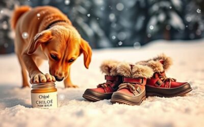 Blog 23 Chloé balzam na labky alebo topánky pre psa? – porovnanie zimnej ochrany