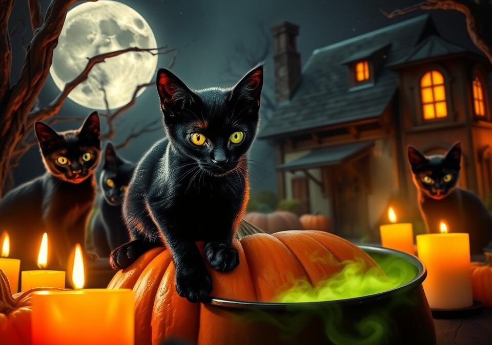 Povery o čiernych mačkách na Halloween – a pravda za nimi