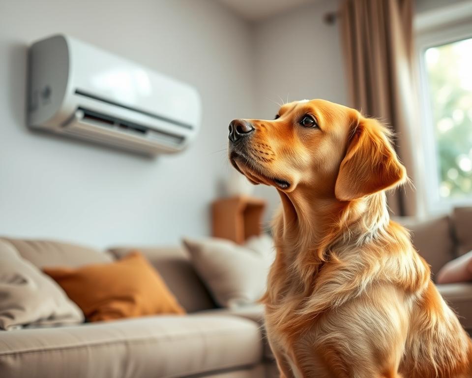 citlivosť psa na klimatizáciu