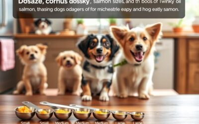 Dávkovanie lososového oleja Twinky pre rľzne veľkosti psov