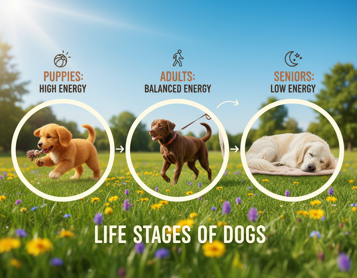 energetické potreby psa