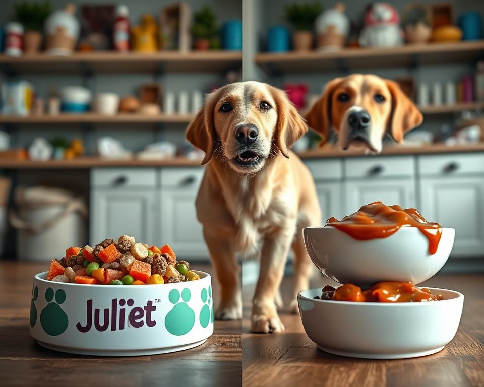 Juliet krmivo vs krmivo s omáčkou – čo lepšie funguje u psov bez apetítu?