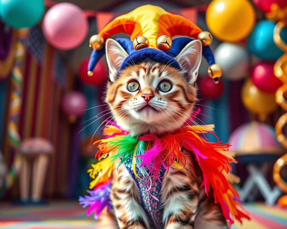 karnevalový kostým pre mačku