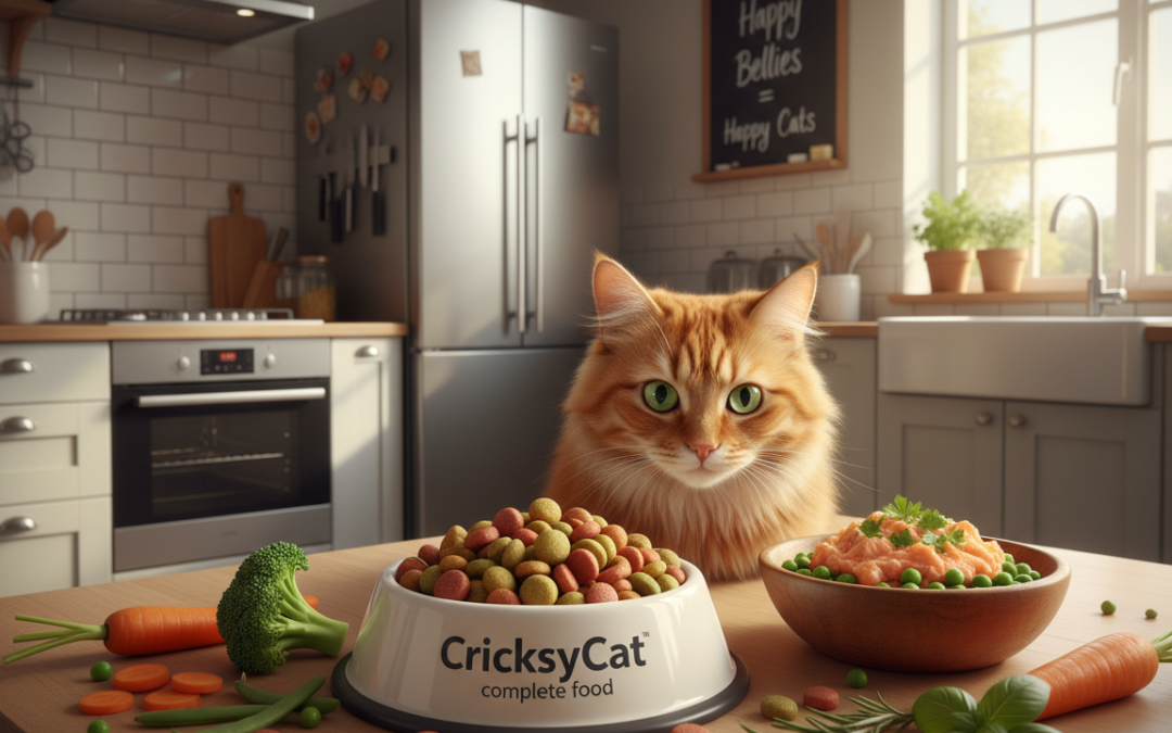 Kompletné krmivo CricksyCat vs kombinovaná domáca strava
