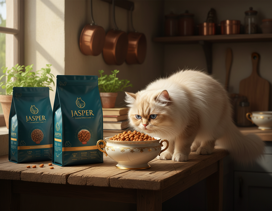 Nákup krmiva Jasper pre vyberavú mačku – odporúčané verzie