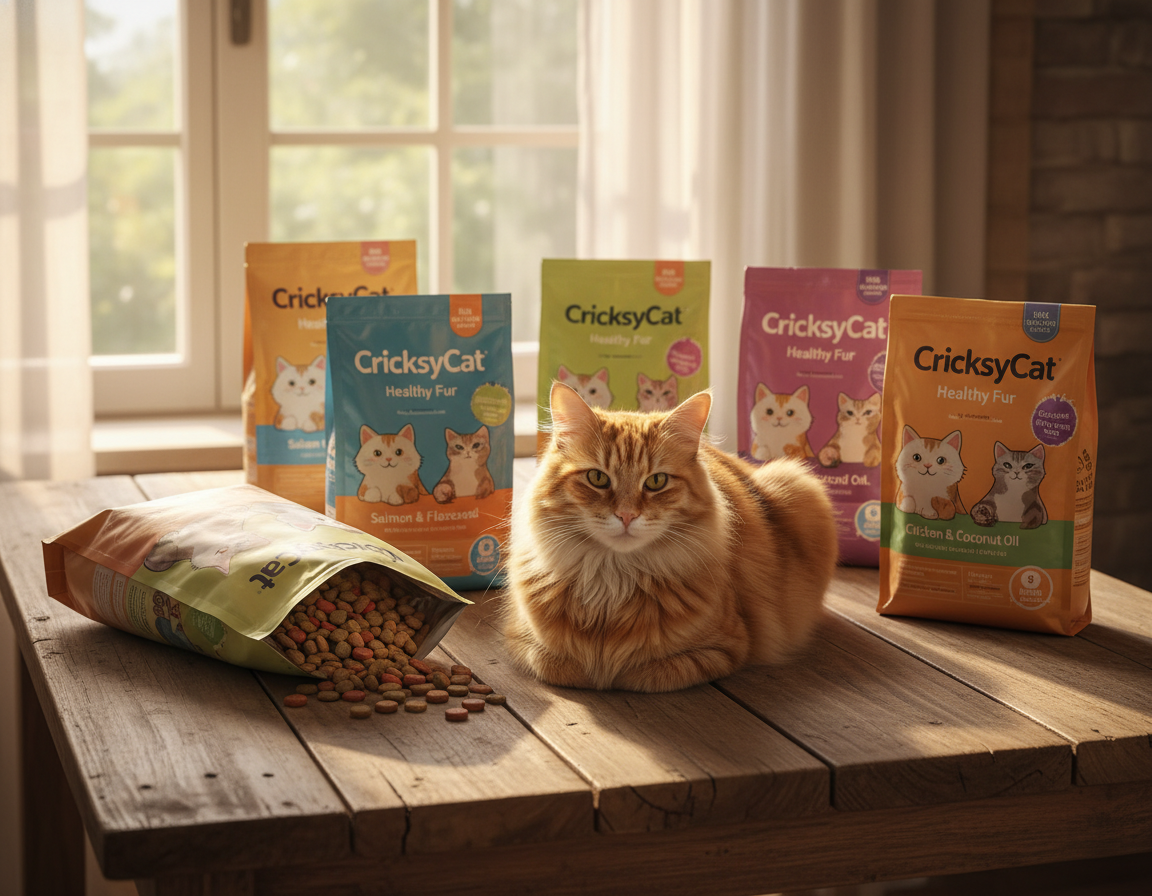 kúpa krmiva CricksyCat na srsť