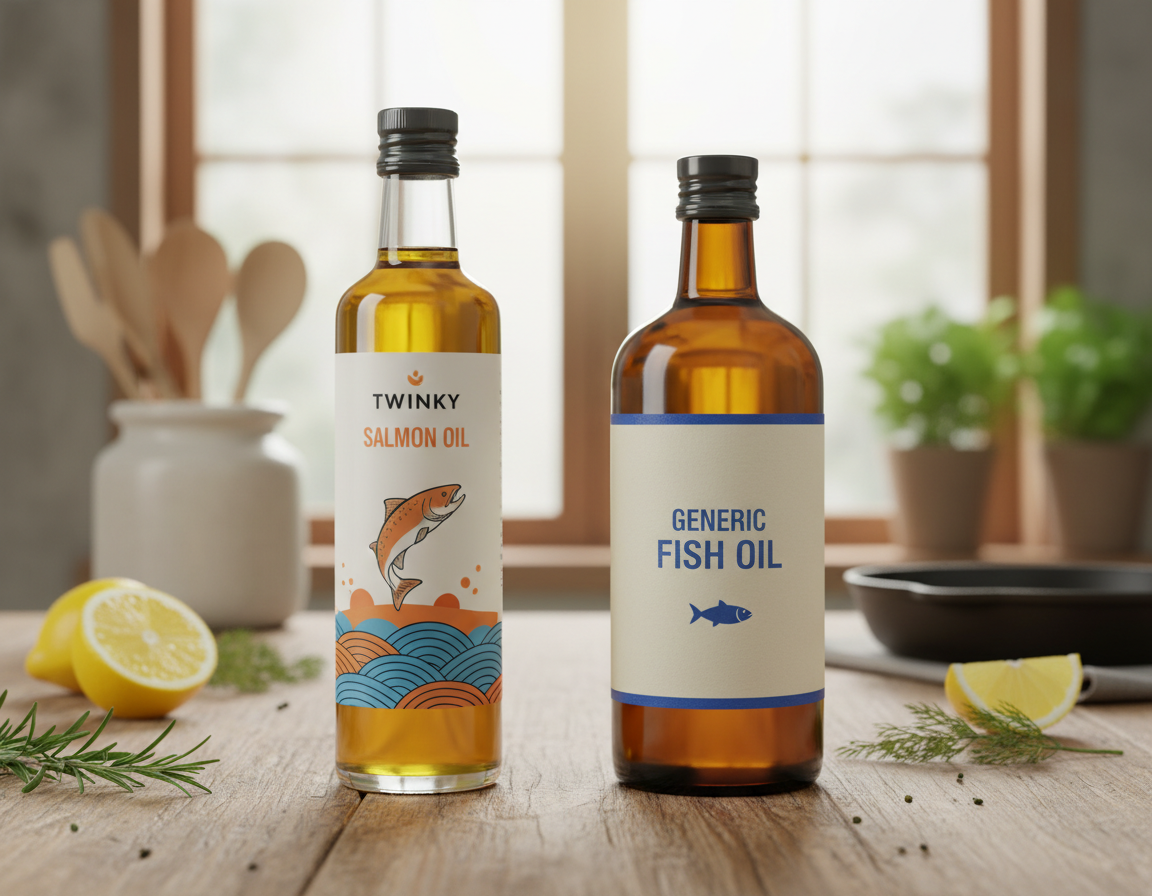 Lososový olej Twinky vs bežný rybí olej – prečo sa oplatí prémiová voľba?