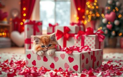 Valentín pre milovníkov mačiek – nápady na darčeky, ktoré si užijete obaja
