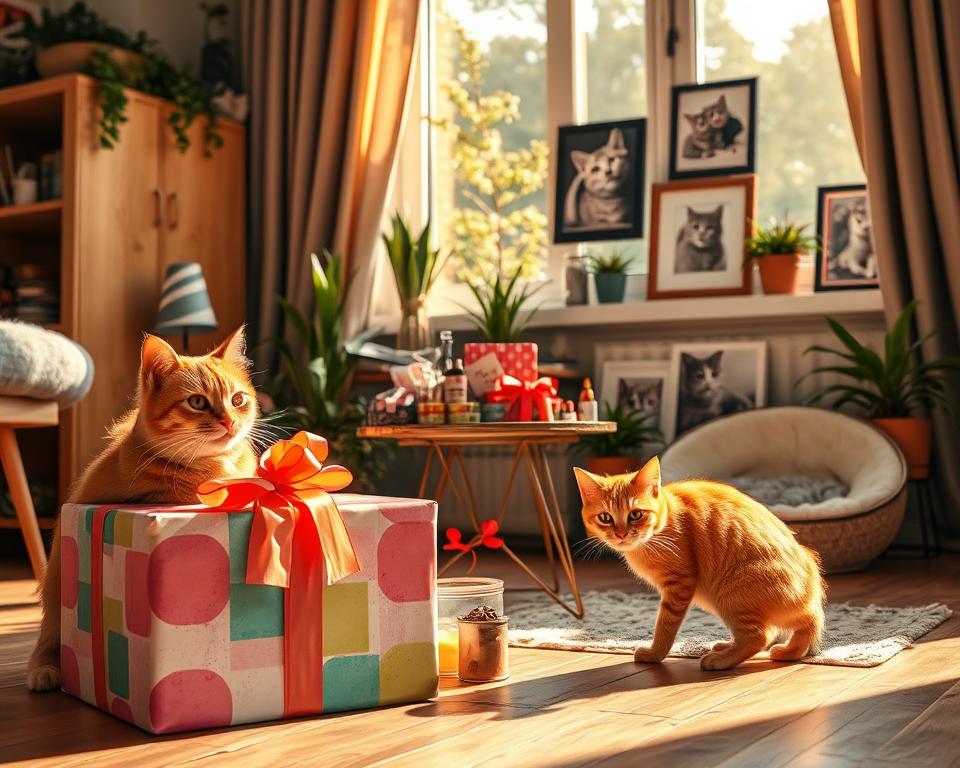 nápad na darček na Deň mačiek