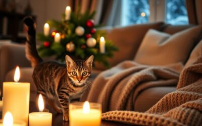 Mačky a sviečky – rebríček sviatočných nebezpečenstiev