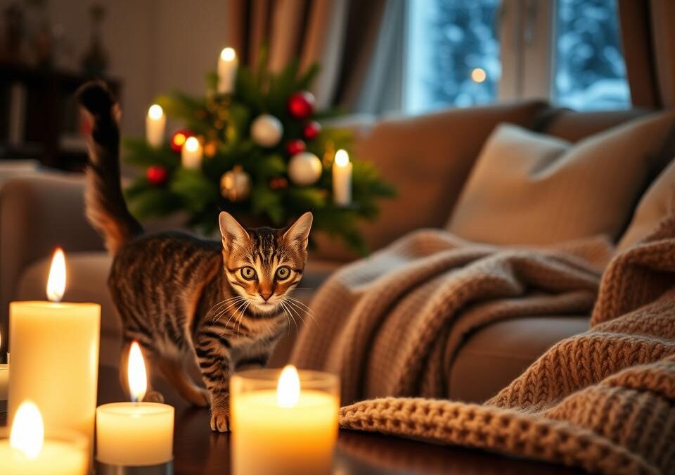 Mačky a sviečky – rebríček sviatočných nebezpečenstiev