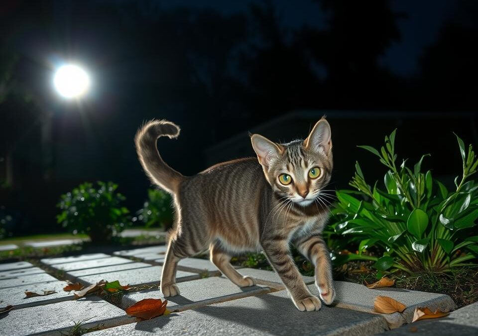 Nočná aktivita mačky – Všetko, čo o tom potrebuješ vedieť!