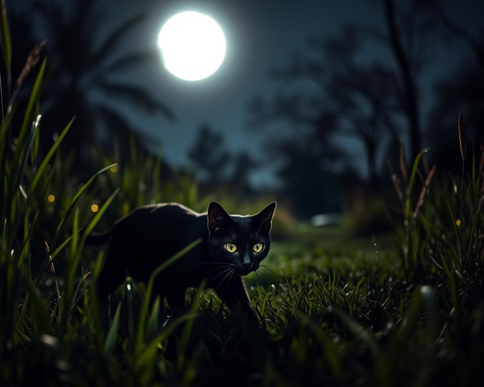 nocny-lov-macky nočný lov mačky