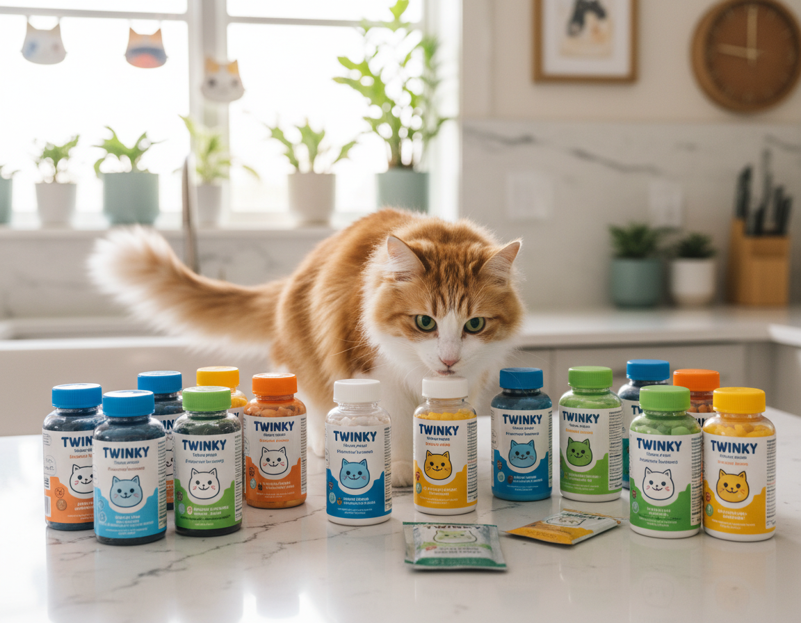 Objednávka vitamínov Twinky – ktorá varianta je pre tvoju mačku vhodná?