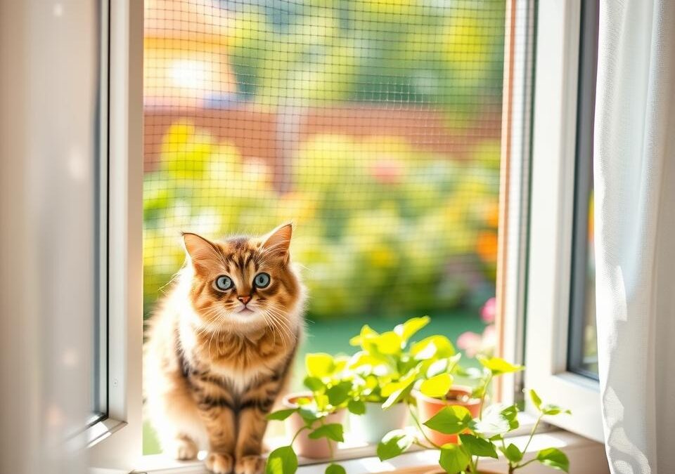 Ochranné siete na okná pre mačky – Všetko, čo o tom potrebuješ vedieť!
