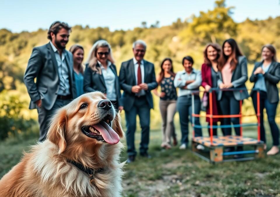 Pes počas teambuildingu – Všetko, čo o tom musíš vedieť!