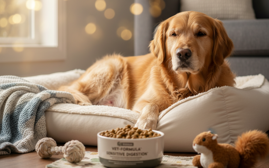 Citlivý žalúdok psa – ako ho šetriť