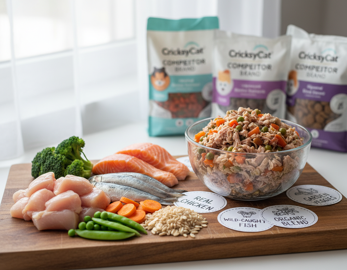 podiel prírodných zložiek v krmive