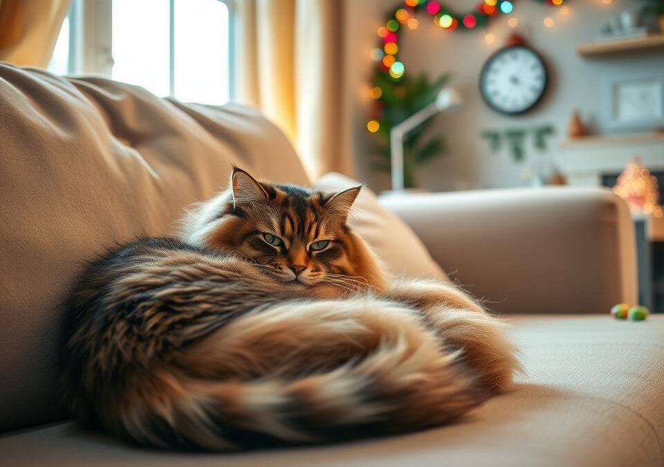 Silvester bez petárd pre tvoju mačku – tipy pre pokoj