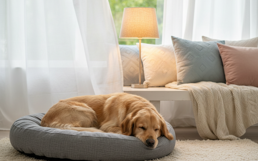 Prečo je pokojné prostredie na spánok pre psa dôležité?