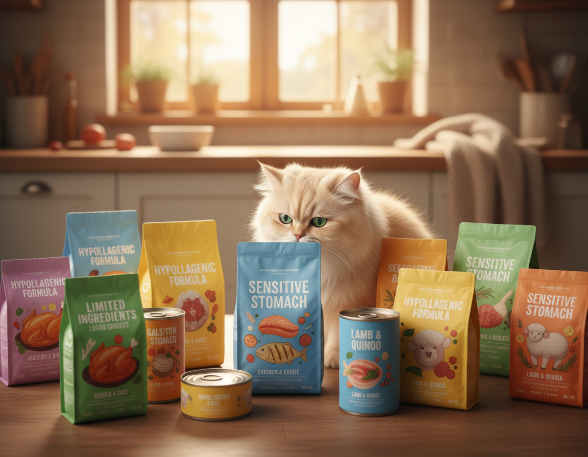 popularita príchutí krmív pre mačky