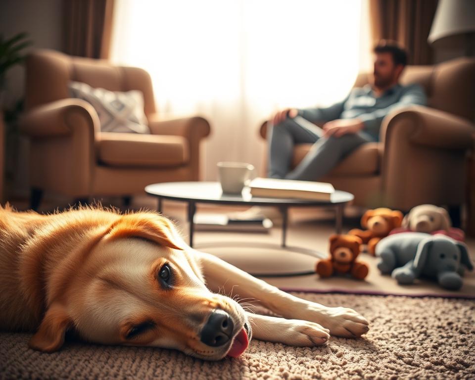 Blízkosť, ktorá prináša šťastie – prečo tvoj pes rád leží pri tvojich nohách?