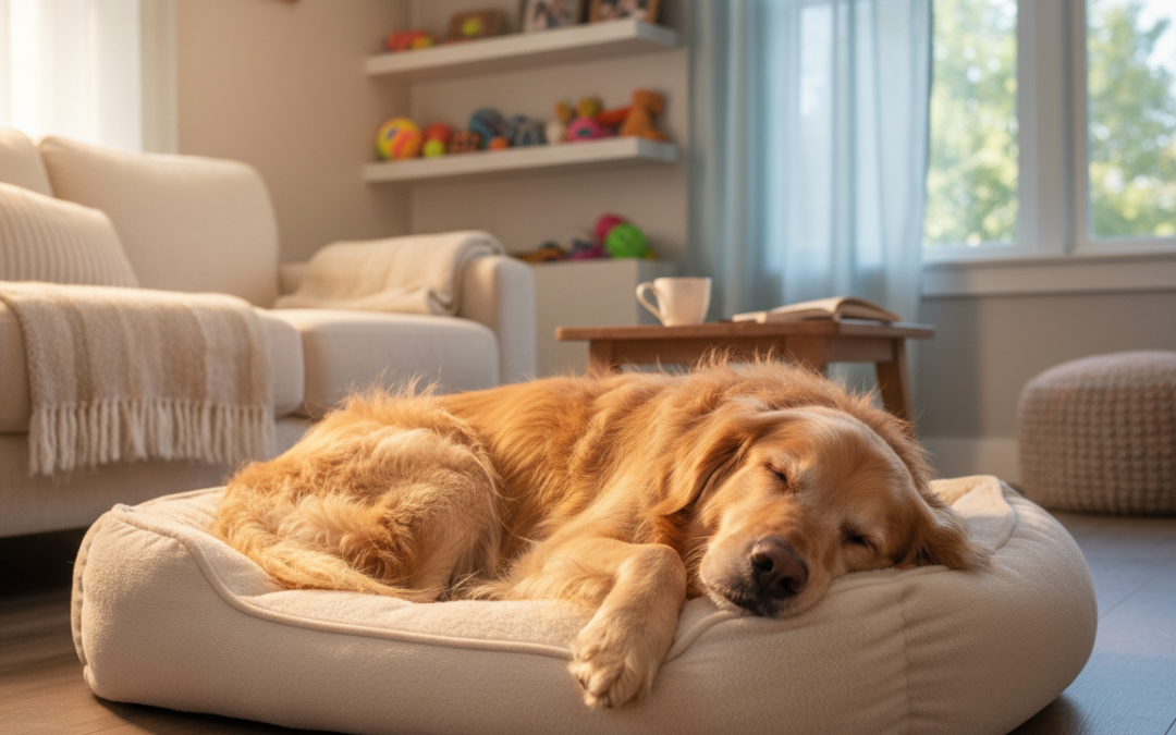 Potreba spánku psa – čo mu pomáha dobre si oddýchnuť?