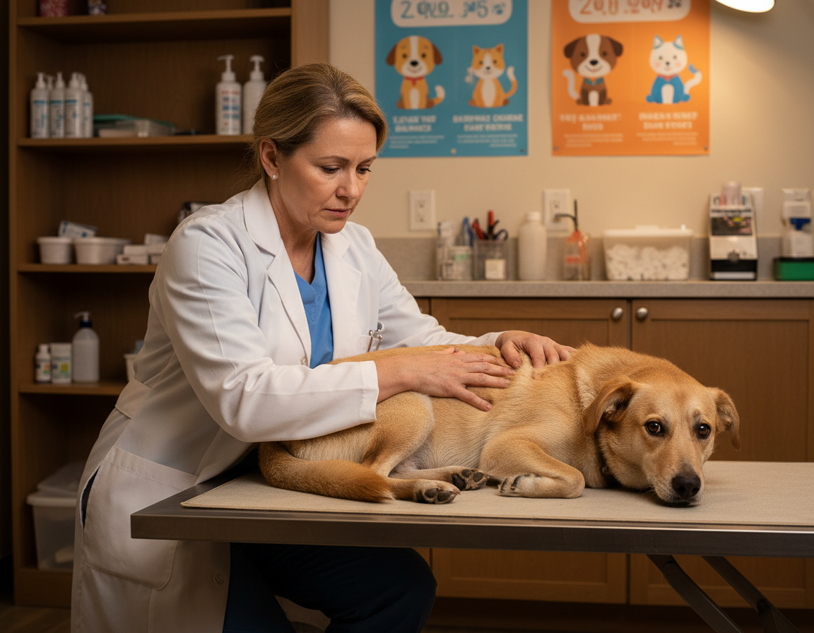 príčiny hnačky u psov