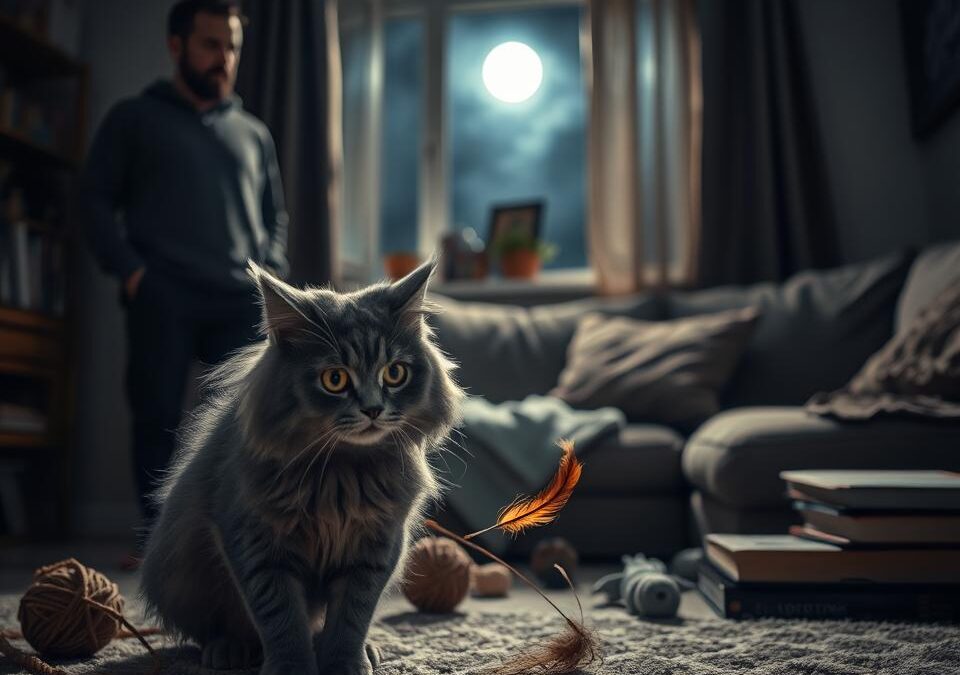 Problémy nočného správania mačky – Všetko, čo o tom potrebuješ vedieť!