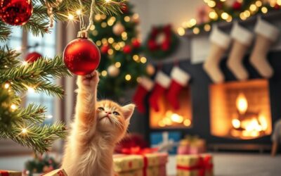 Prvé Vianoce tvojej mačky – sprievodca pre začínajúcich majiteľov