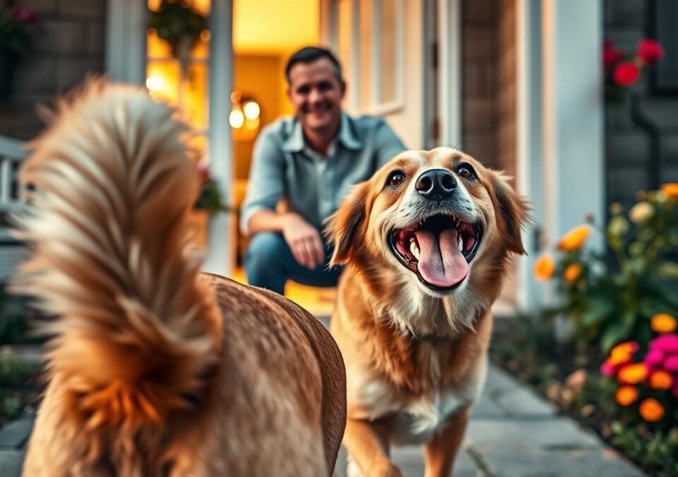 Psie šťastie – prečo sa tak veľmi teší, keď sa vrátiš domov?