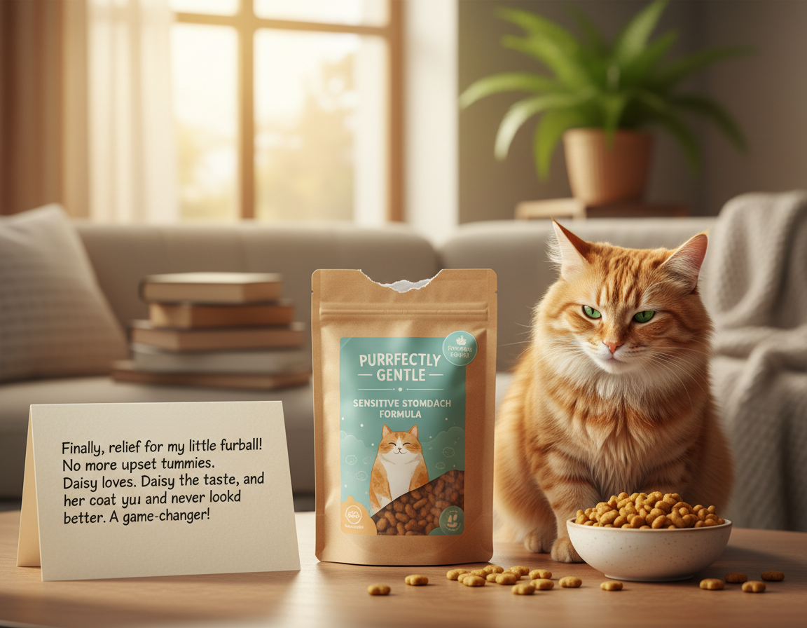 recenzie na krmivo pre mačky s citlivými črevami