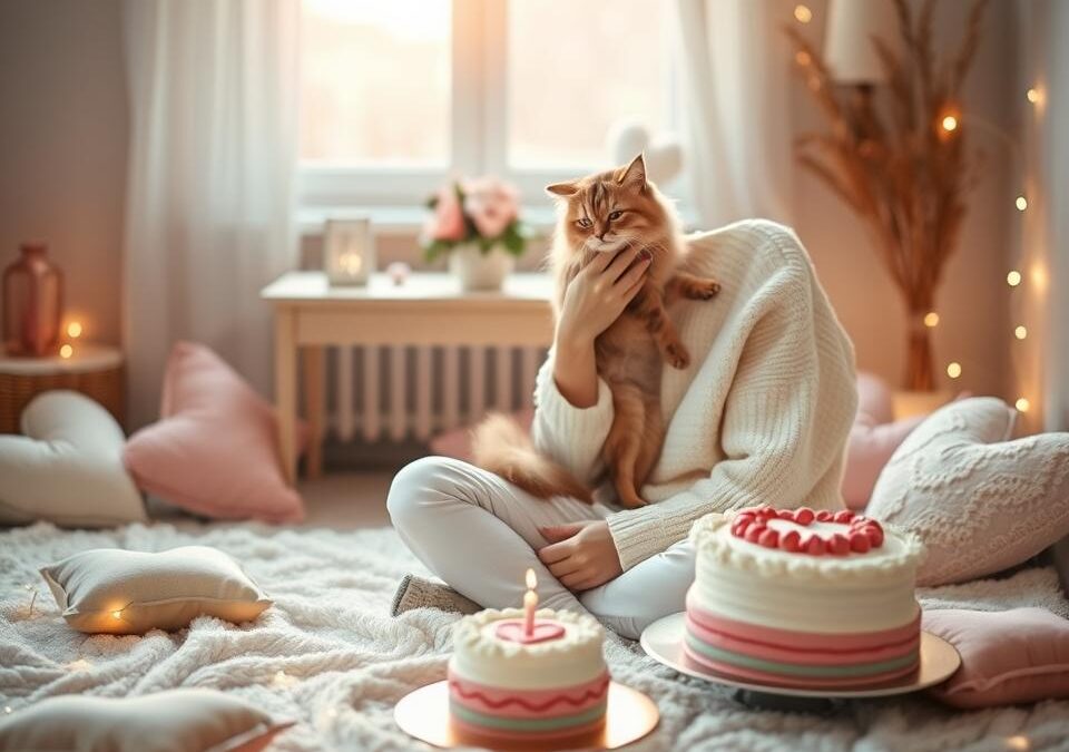 Valentínske fotenie s mačkou – romantika na štyroch labkách
