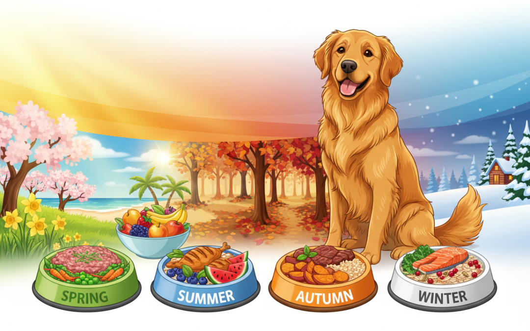 Potreba živín u psov sa môže meniť aj podľa ročného obdobia