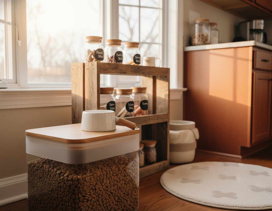 skladovanie krmiva pre psa