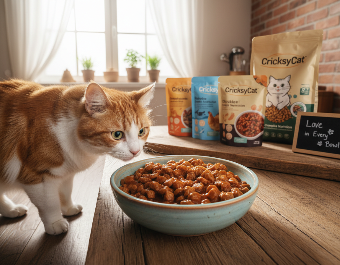 skúsenosti s kombináciou suchého a mokrého krmiva CricksyCat