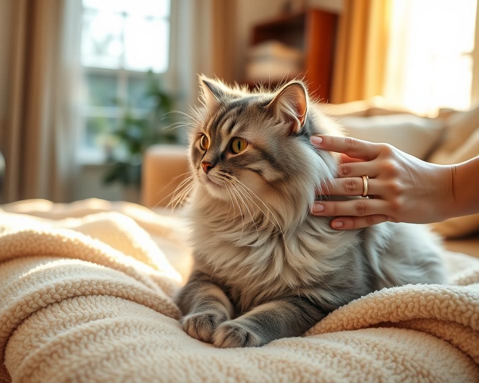 starostlivosť o srsť starších mačiek