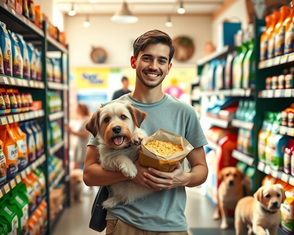 starostlivý majiteľ psa