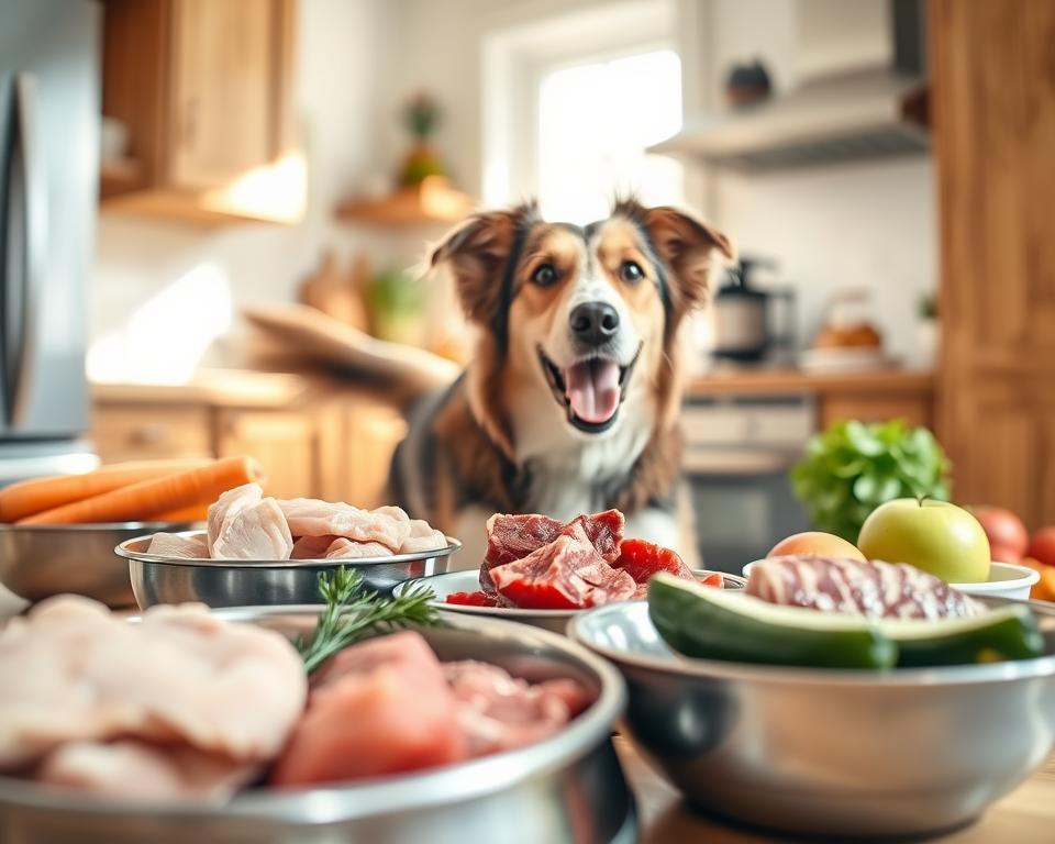 surové kŕmenie psa (BARF)