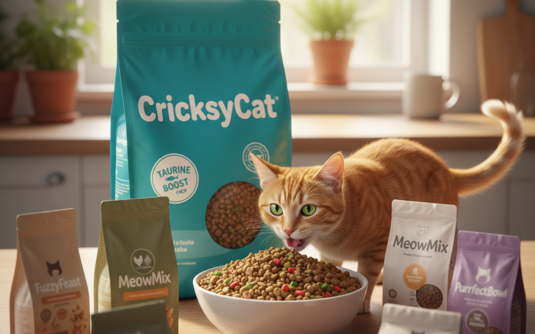 Obsah taurínu: CricksyCat vs konkurencia