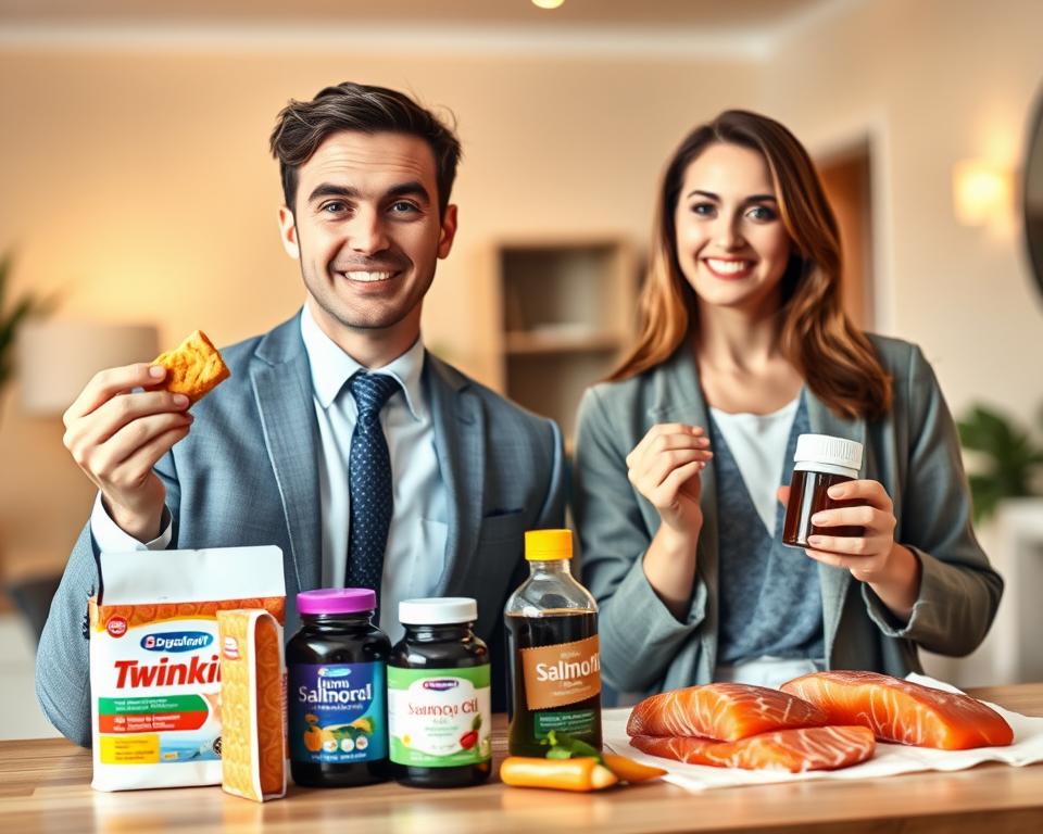 ted + twinky na kĺby vs juliet + lososový olej